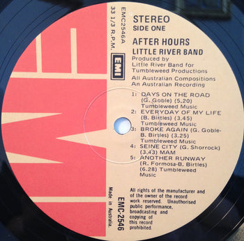 After Hours - Little River Band
