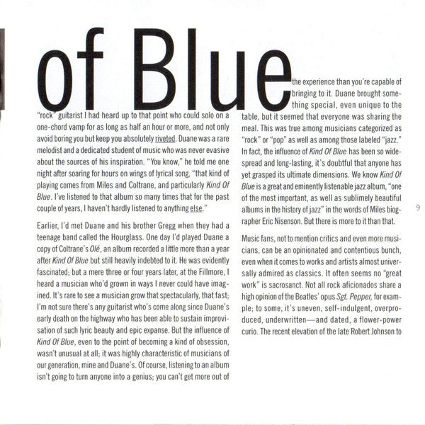 Kind Of Blue - Davis, Miles