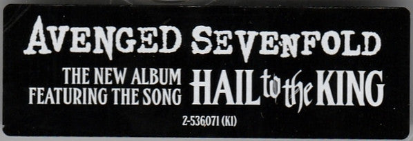 Hail to the King - Avenged Sevenfold [CD]