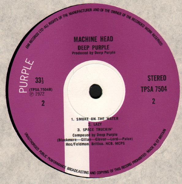 Machine Head - Deep Purple