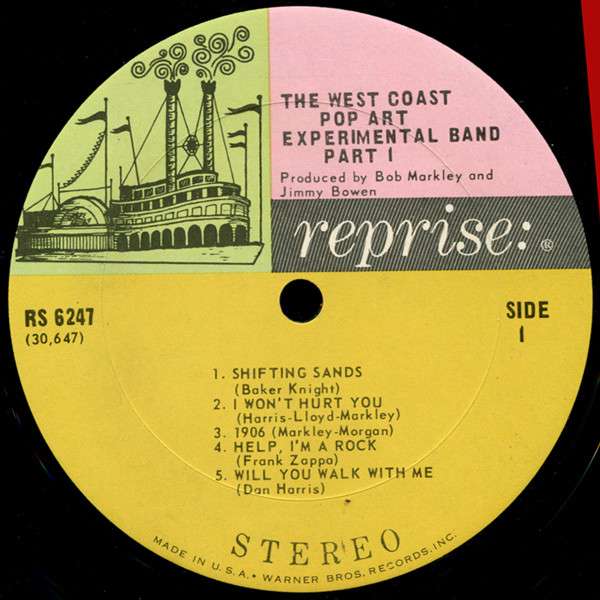 Part One - West Coast Pop Art Experimental Band