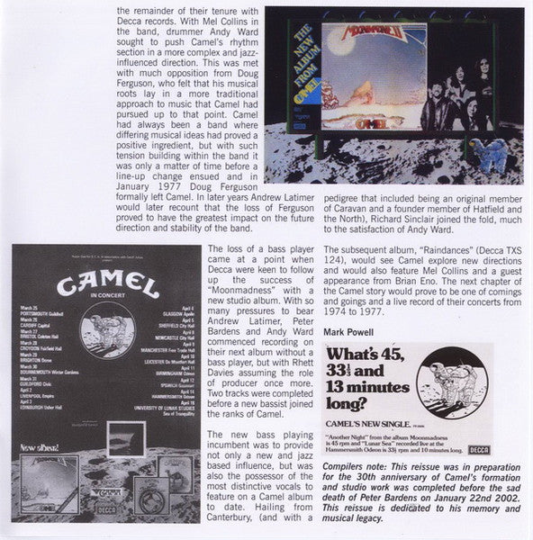 Moonmadness - Camel
