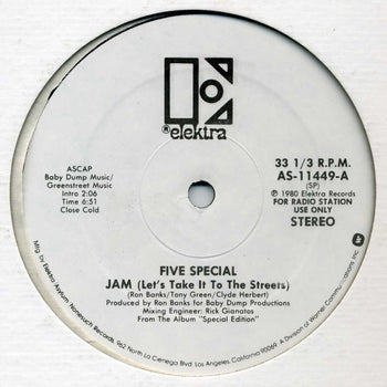 Jam (Let's Take It To The Streets) / Had You A Lov - Five Special