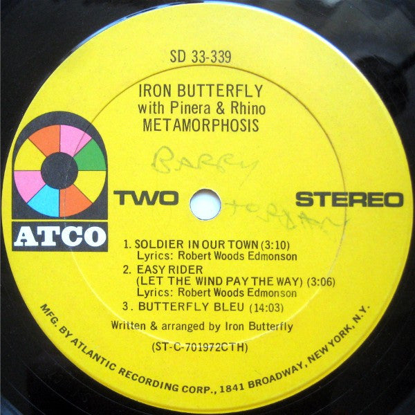 Metamorphosis - Iron Butterfly
