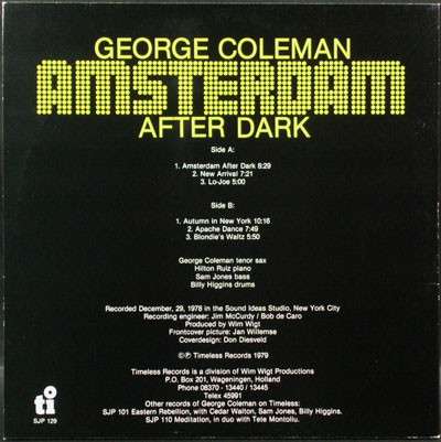 Amsterdam After Dark  - Coleman, George