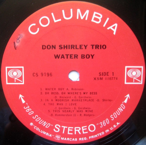 Water Boy - Shirley, Don