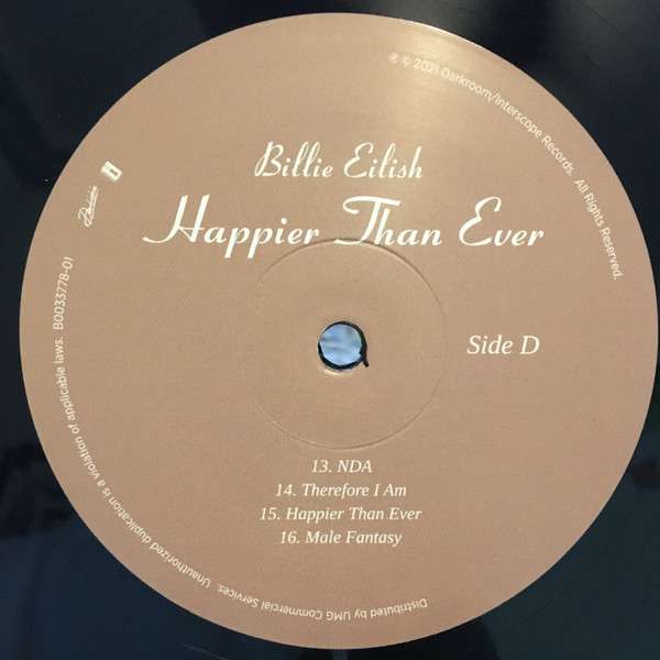 Happier Than Ever - Eilish, Billie