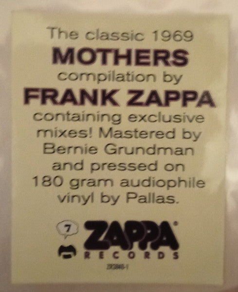 Mothermania: The Best Of The Mothers - Zappa, Frank