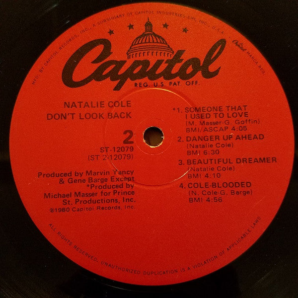 Don't Look Back - Cole, Natalie