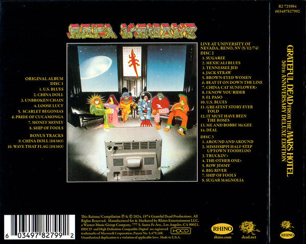 From the Mars Hotel - Grateful Dead