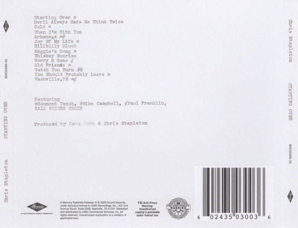 Starting Over - Stapleton, Chris