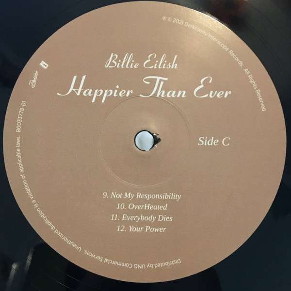 Happier Than Ever - Eilish, Billie