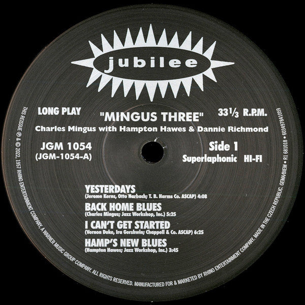 Mingus Three - Mingus, Charles
