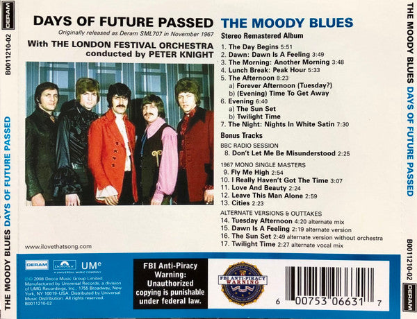 Days Of Future Passed - Moody Blues, The
