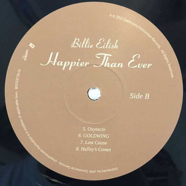 Happier Than Ever - Eilish, Billie