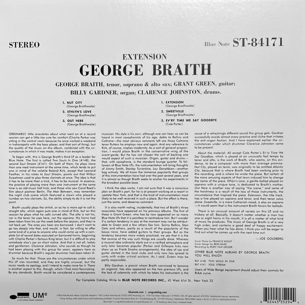 Extension - Braith, George