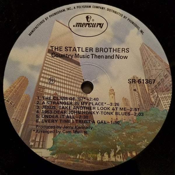 Country Music Then And Now - The Statler Brothers