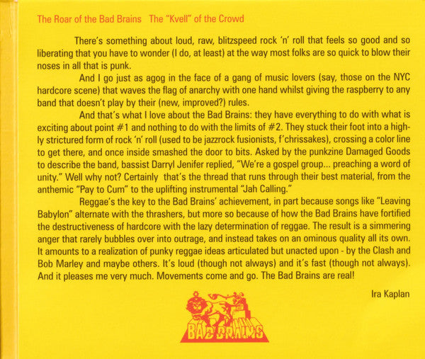 Bad Brains - Bad Brains