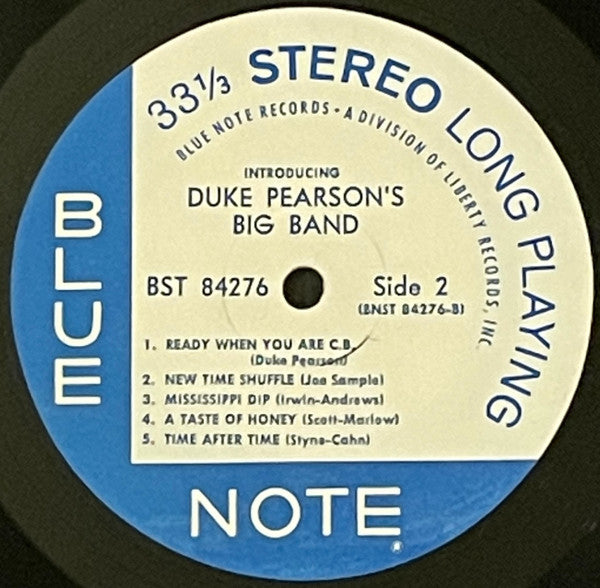 Introducing Duke Pearson’s Big Band - Pearson, Duke Big Band