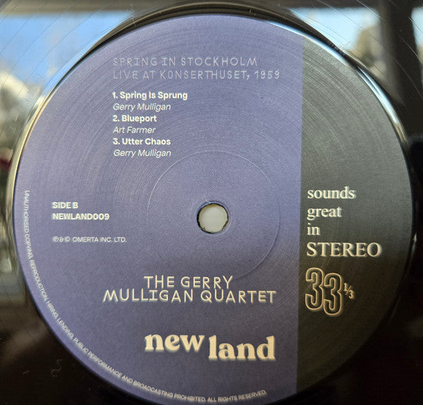 Spring in Stockholm: Live in Sweden, 1959 - Mulligan, Gerry
