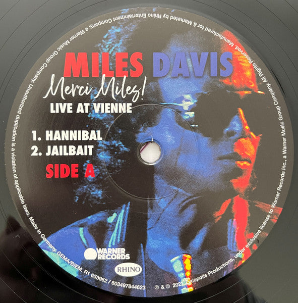 Merci, Miles! Live At Vienne - Davis, Miles