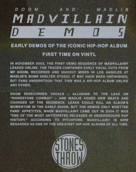 Madvillainy Demos - Madvillain
