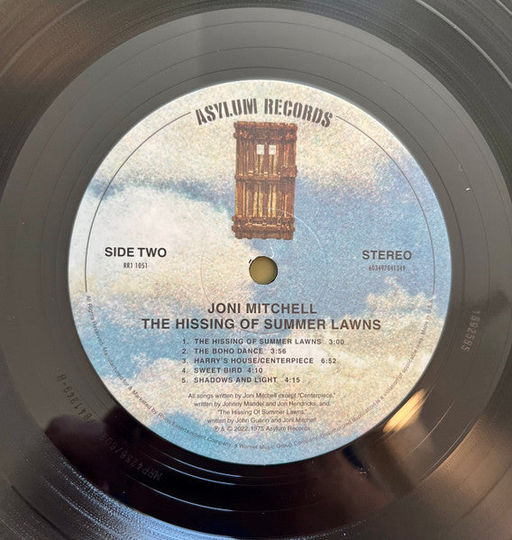 The Hissing Of Summer Lawns - Mitchell, Joni