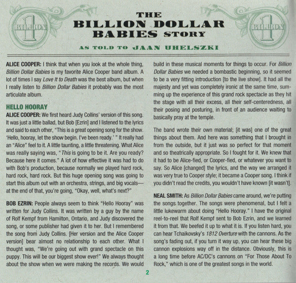 Billion Dollar Babies - Cooper, Alice