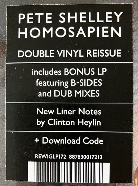Homosapien - Shelley, Pete
