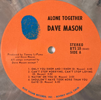 Alone Together - Mason, Dave