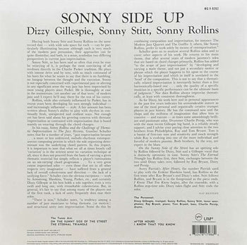Sonny Side Up (Verve Vault Series) - Gillespie, Dizzy / Stitt, Sonny / Rollins, Sonny