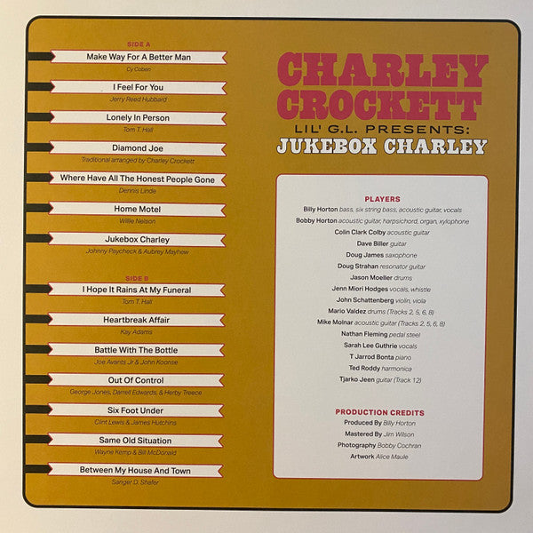 Lil G.L. Presents:?ájukebox Charley - Crockett, Charley