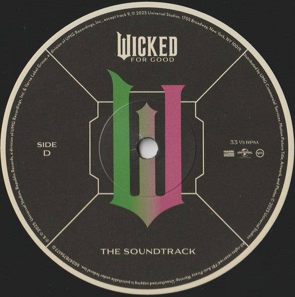 Wicked: For Good The Soundtrack (Original Soundtra - Various
