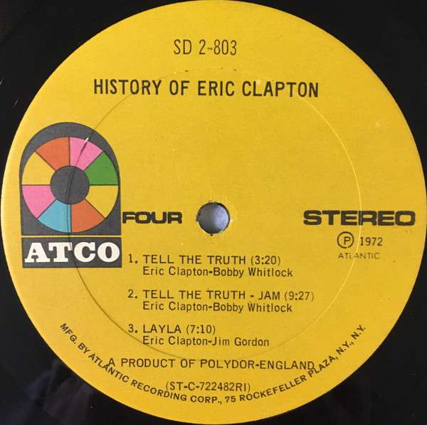 History Of Eric Clapton - Clapton, Eric