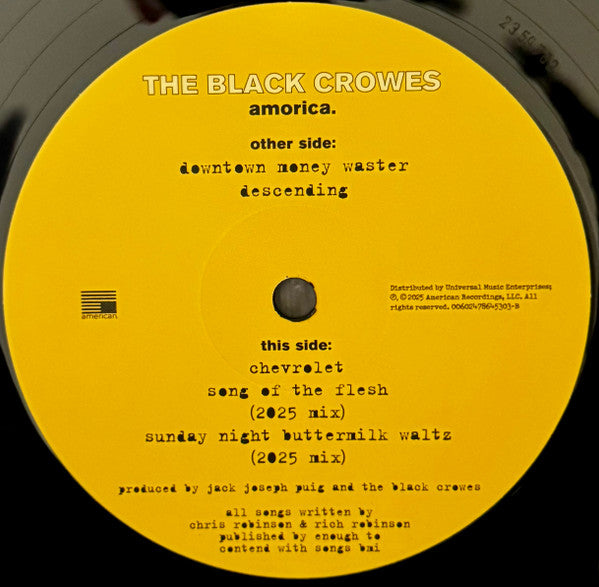 Amorica. - Black Crowes