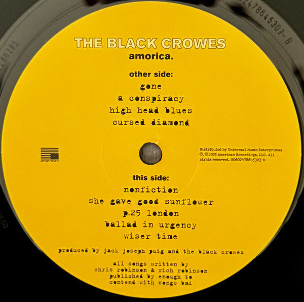 Amorica. - Black Crowes
