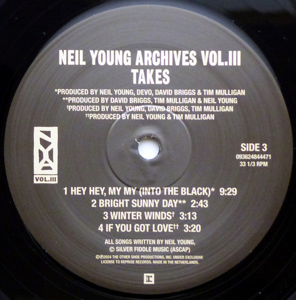 Archives Vol. III Takes - Young, Neil