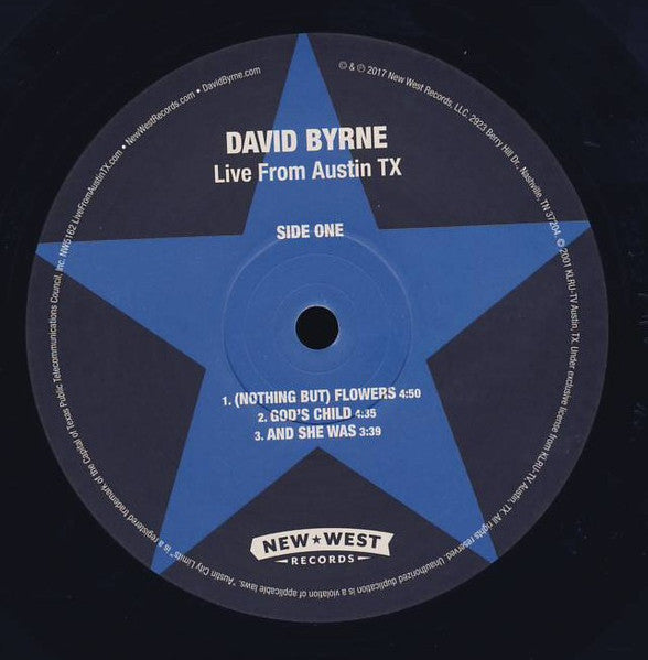 Live From Austin, Tx - Byrne, David