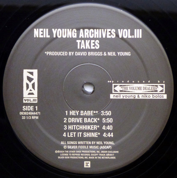 Archives Vol. III Takes - Young, Neil