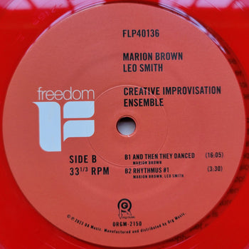 Creative Improvisation Ensemble - Brown, Marion & Leo Smith