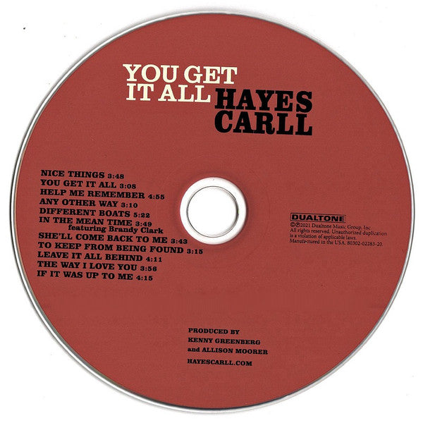 You Get It All - Carll, Hayes