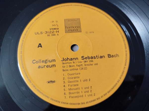 Collegium Aureum : Vier Ouvertüren / Four Suites - Bach, Johann Sebastian