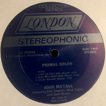 Primal Solos - Mayall, John