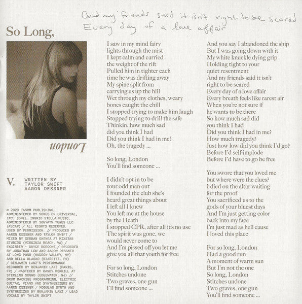 The Tortured Poets Department - Swift, Taylor