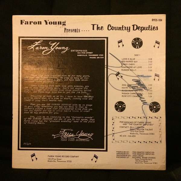 Faron Young Presents The Country Deputies - Faron Young And His Country Deputies