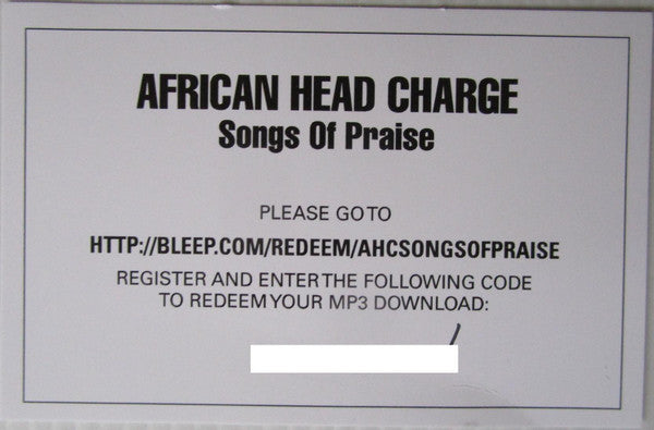 Songs Of Praise - African Head Charge
