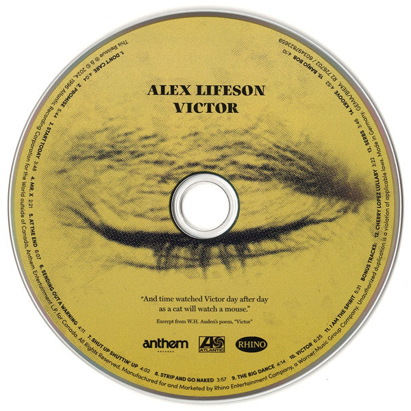 Victor - Lifeson, Alex