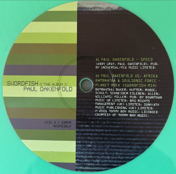 Swordfish: The Album - Oakenfold, Paul