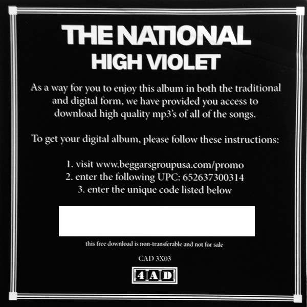 High Violet - National