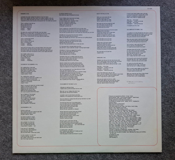 The Number Of The Beast - Iron Maiden